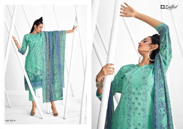 Zulfat Shaheen Beautiful Cotton Printed Dress Materials